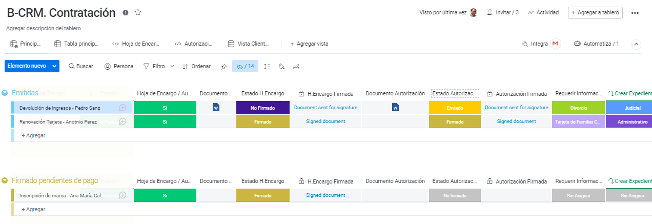Nuevo sistema operativo para abogados: tablero de contratación