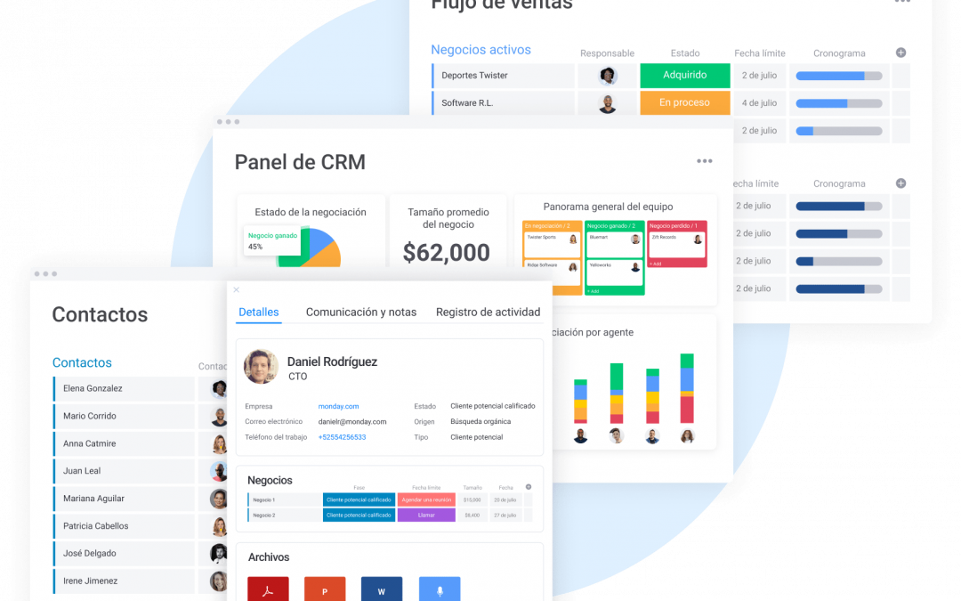 Vende más y vende mejor, con nuestra solución sobre monday.com