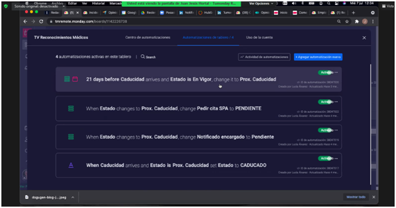Gestionar su área de RRHH desde un sólo lugar: Automatizaciones en un tablero para gestionar los reconocimientos médicos periódicos