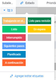 Cómo empezar con monday.com en cinco pasos: estados