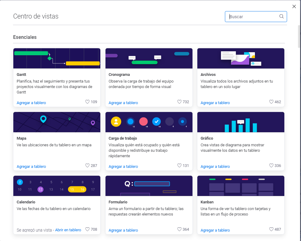 Cómo empezar con monday.com en cinco pasos: centro de vistas