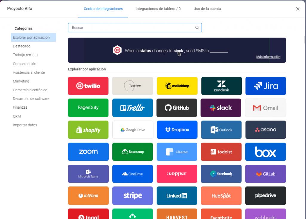 Cómo empezar con monday.com en cinco pasos: integraciones
