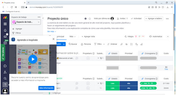 Cómo empezar con monday.com en cinco pasos: aprende e inspírate