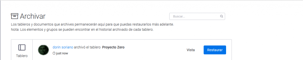 Administra más: archivar